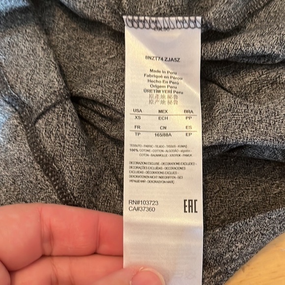 A/X Armani Exchange Slim Fit Crew Neck Pima Cotton Basic Tee - Picture 4 of 6